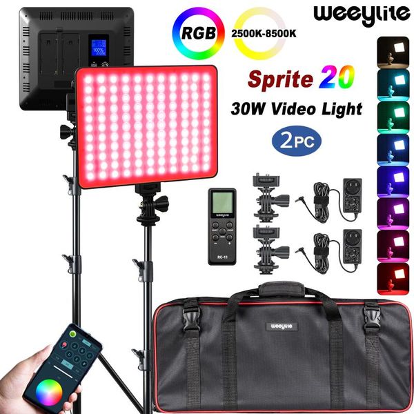 flash heads weeylite sprite20 2pack set 30w rgb adjustable led camera video light 2.4g wireless remote pography studio lighting kit
flash heads weeylite sprite20 2pack set 30w rgb adjustable led camera video light 2.4g wireless remote pography studio lighting kit