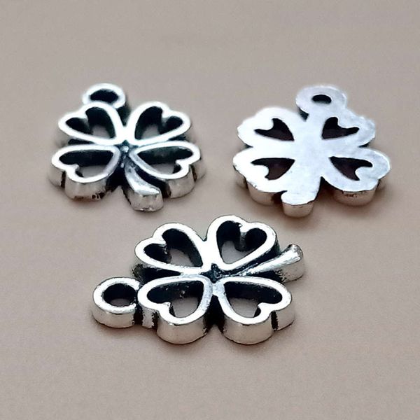 ancient silver clover 16 * 13mm zinc alloy jewelry accessories diy bracelet material, Black
ancient silver clover 16 * 13mm zinc alloy jewelry accessories diy bracelet material, Black