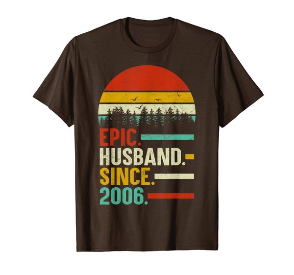 mens epic husband since 2006, 13th wedding anniversary gift t-shirt, White;black
mens epic husband since 2006, 13th wedding anniversary gift t-shirt, White;black