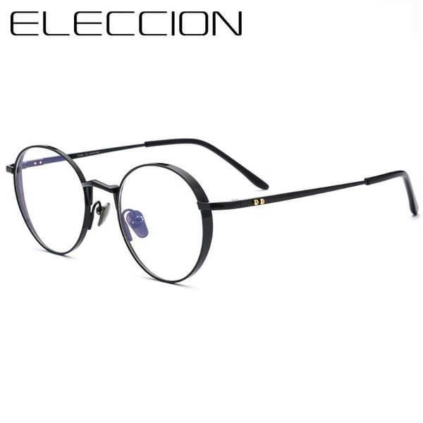 fashion sunglasses frames eleccion pure titanium round glasses frame men 2021 vintage optical myopia prescription eyeglasses clear lens for, Black
fashion sunglasses frames eleccion pure titanium round glasses frame men 2021 vintage optical myopia prescription eyeglasses clear lens for, Black
