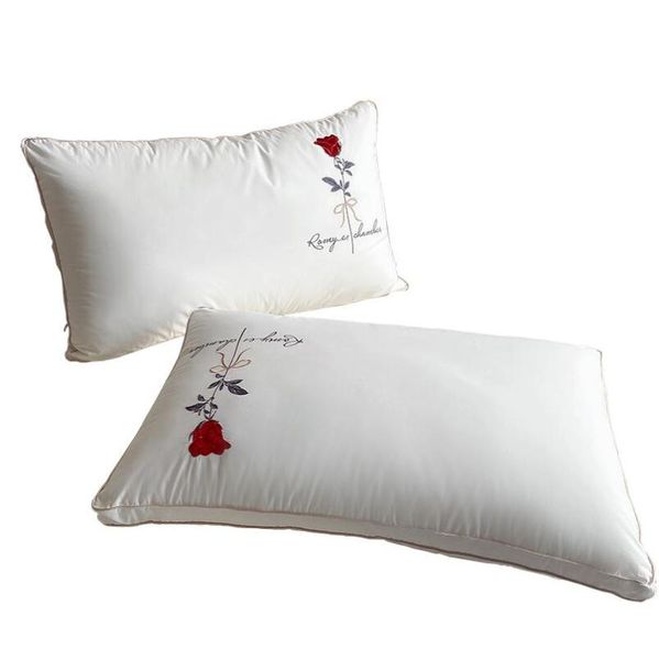 pillow a pair of cotton embroidered feather velvet pillows washable core single double bed family el rose pattern
pillow a pair of cotton embroidered feather velvet pillows washable core single double bed family el rose pattern