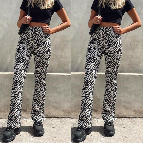women's pants & capris fashion autmn women high waist zebra print wide-leg casual loose trouser, Black;white
women's pants & capris fashion autmn women high waist zebra print wide-leg casual loose trouser, Black;white
