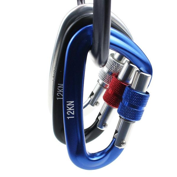 aviation aluminum carabiner 12kn multi-function hanging rope gliding buckle climbing equipment safety hook cords, slings and webbing
aviation aluminum carabiner 12kn multi-function hanging rope gliding buckle climbing equipment safety hook cords, slings and webbing