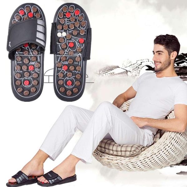 slippers massage acupuncture foot healthy shoes sandal reflex antiskid care adjustable, Black
slippers massage acupuncture foot healthy shoes sandal reflex antiskid care adjustable, Black