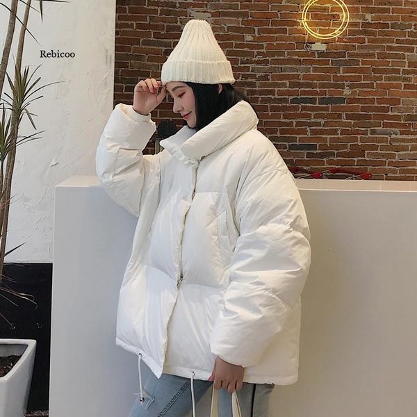 women's down & parkas korean style stand collar winter jacket women breasted buttons coat for short black puffer parka female
women's down & parkas korean style stand collar winter jacket women breasted buttons coat for short black puffer parka female