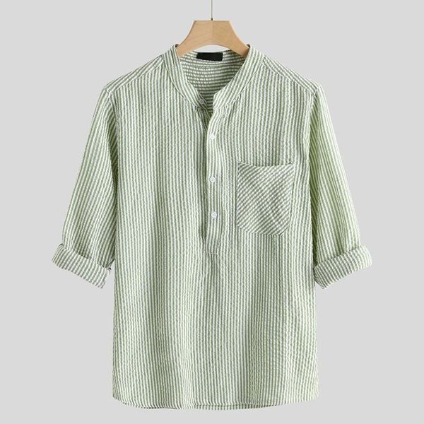 men's casual shirts striped printmen's male solid color for men half sleeve cotton linen button up shirt vintage chemise homme 6, White;black
men's casual shirts striped printmen's male solid color for men half sleeve cotton linen button up shirt vintage chemise homme 6, White;black