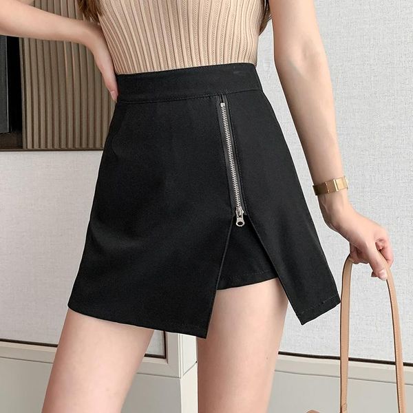 skirts chic black asymmetrical high waist skirt women fashion side zipper package hip mini female casual streetwear short
skirts chic black asymmetrical high waist skirt women fashion side zipper package hip mini female casual streetwear short