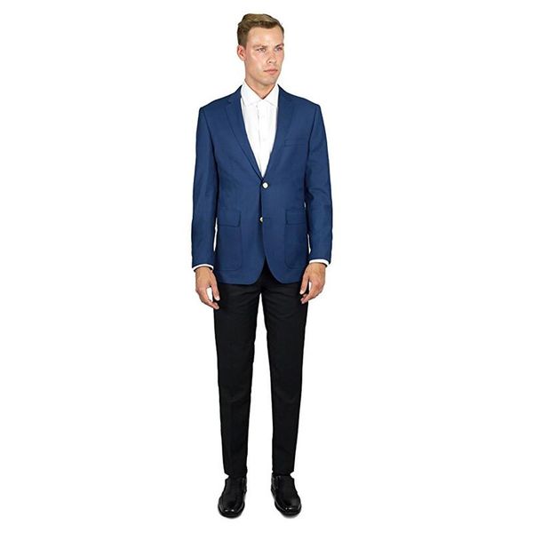 custom made blue jacket black pants groomsman men suits two button 2-piece slim fit blazer groom tuxedos (jacket+pants) h men's & blaze, White;black
custom made blue jacket black pants groomsman men suits two button 2-piece slim fit blazer groom tuxedos (jacket+pants) h men's & blaze, White;black