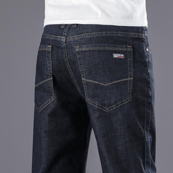 men's jeans men business classic spring male regular straight stretch brand denim pants summer overalls slim fit trousers, Blue
men's jeans men business classic spring male regular straight stretch brand denim pants summer overalls slim fit trousers, Blue