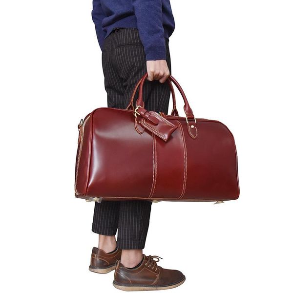 duffel bags retro travel bag 50cm large capacity men's leather handbag shoulder diagonal luggage
duffel bags retro travel bag 50cm large capacity men's leather handbag shoulder diagonal luggage