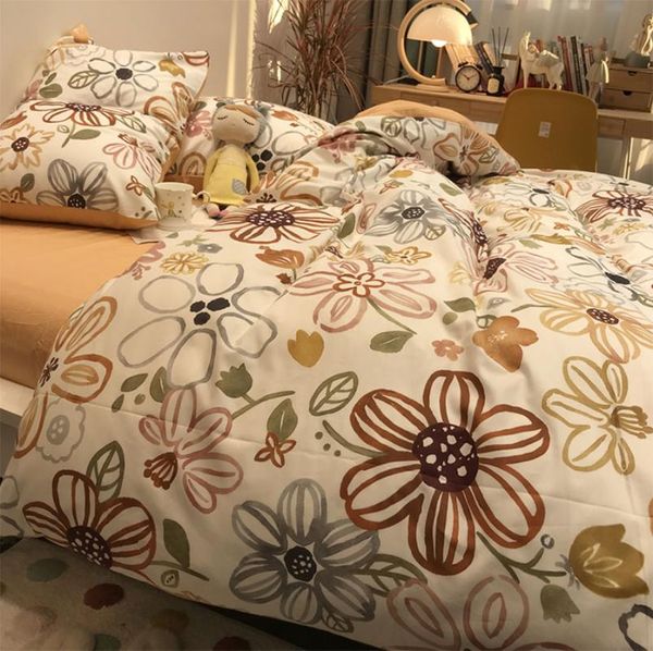 bedding sets classic pastoral flower set,fashion nordic cotton twin full king home textile bed sheet pillow case quilt cover
bedding sets classic pastoral flower set,fashion nordic cotton twin full king home textile bed sheet pillow case quilt cover