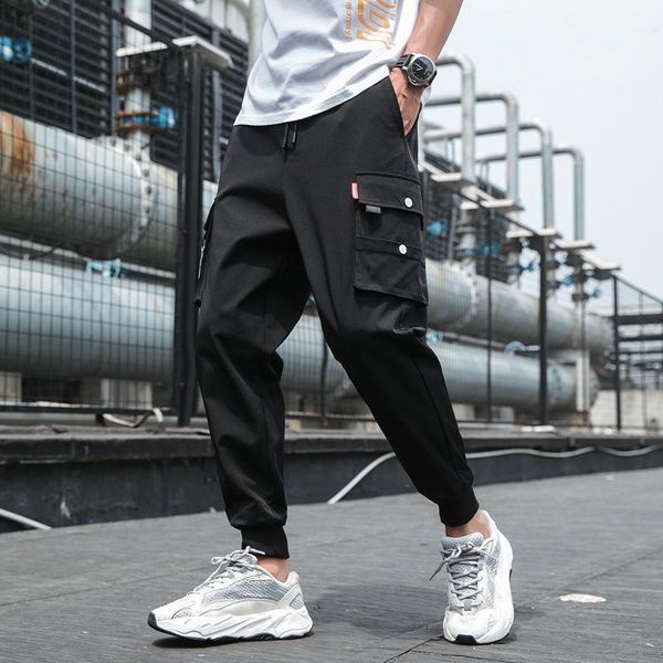 men's pants japanese streetwear solid loose tooling tactical safari harem sweatpants men wide leg cargo autumn winter overalls, Black
men's pants japanese streetwear solid loose tooling tactical safari harem sweatpants men wide leg cargo autumn winter overalls, Black