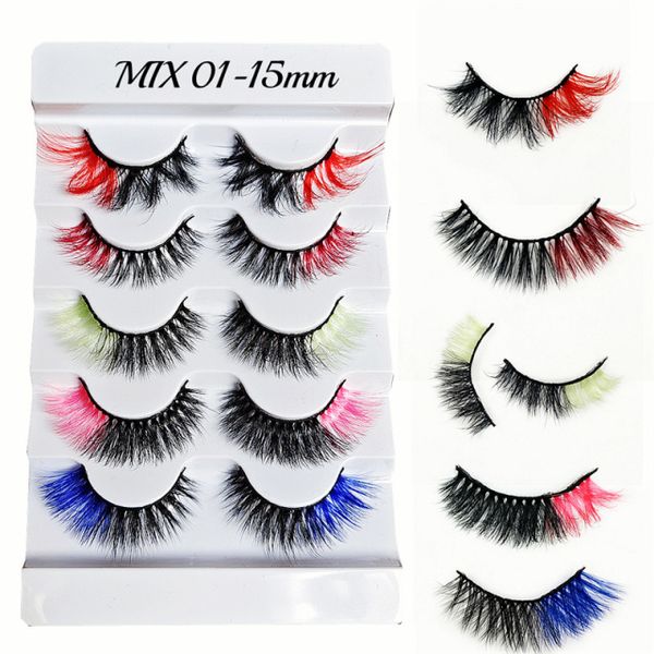 colorful eye lashes 15mm natrual long eyelashes pack fluffy make up tools faux cils beauty tool
colorful eye lashes 15mm natrual long eyelashes pack fluffy make up tools faux cils beauty tool
