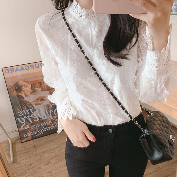 white lace hollow out black blouse fall long sleeve shirt women blouses shirts casual woman clothes 2021 chemisier femme women's &
white lace hollow out black blouse fall long sleeve shirt women blouses shirts casual woman clothes 2021 chemisier femme women's &