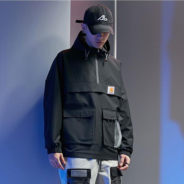 men's jackets casual jacket 2021 autumn and winter tooling functional wind couple men women trendy brand multi-pocket, Black;brown
men's jackets casual jacket 2021 autumn and winter tooling functional wind couple men women trendy brand multi-pocket, Black;brown