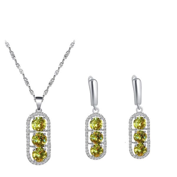 earrings & necklace yellow round sterling silver plated zircon pendant jewelry elegant daily set js841
earrings & necklace yellow round sterling silver plated zircon pendant jewelry elegant daily set js841