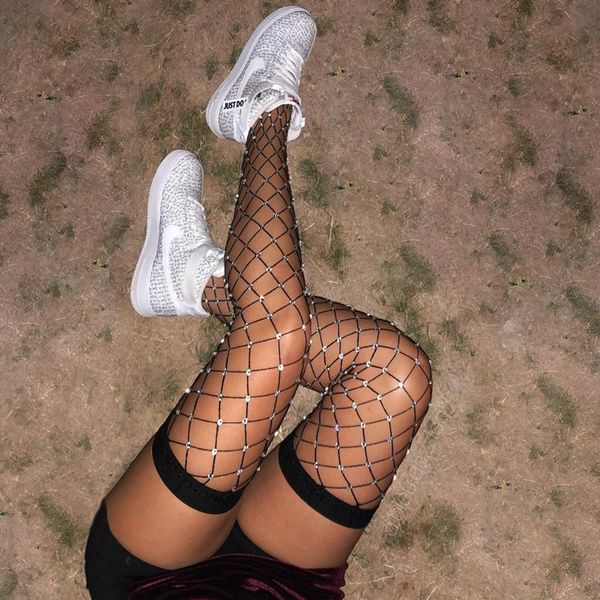 womens diamond crystal rhinestones diamonds fishnet tights mesh pantyhose rhinestone fishnet pantyhose diamond large grid, Black;white
womens diamond crystal rhinestones diamonds fishnet tights mesh pantyhose rhinestone fishnet pantyhose diamond large grid, Black;white