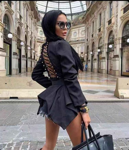 women's jackets fashion long sleeve black hollow out bodycon jacket slim, Black;brown
women's jackets fashion long sleeve black hollow out bodycon jacket slim, Black;brown