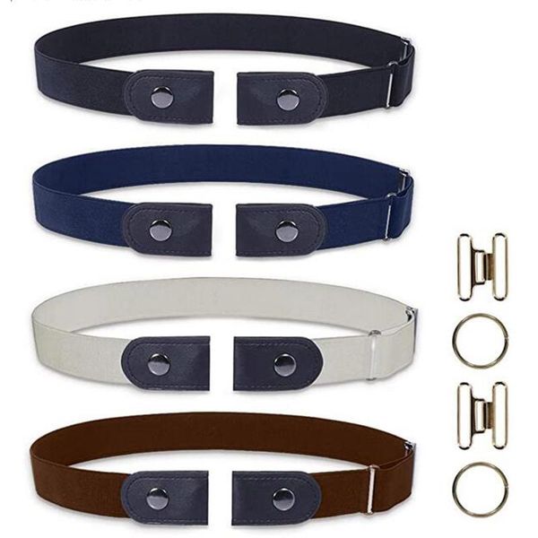belts 4 pcs elastic belt without buckle invisible beltadjustable stretch, Black;brown
belts 4 pcs elastic belt without buckle invisible beltadjustable stretch, Black;brown
