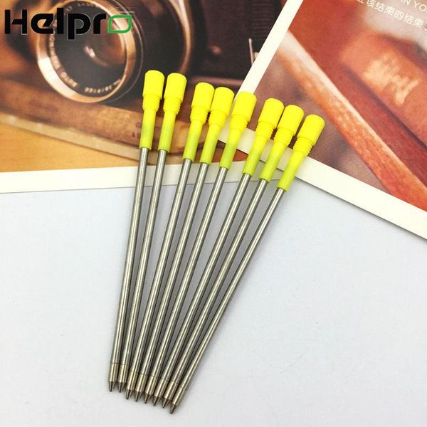 gel pens helpro 10pcs/set ballpoint pen refill blue black ink metallic material papelaria office school stationery writing supplies
gel pens helpro 10pcs/set ballpoint pen refill blue black ink metallic material papelaria office school stationery writing supplies