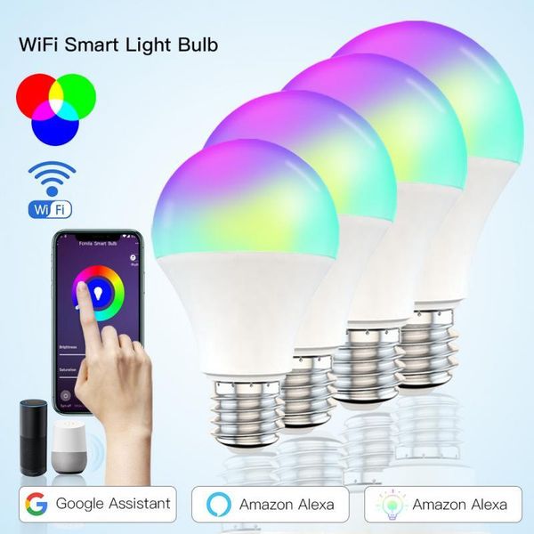 bulbs 15w wifi smart light bulb b22 e27 led rgb lamp voice control work with alexa/google home decor dimmable timer function
bulbs 15w wifi smart light bulb b22 e27 led rgb lamp voice control work with alexa/google home decor dimmable timer function