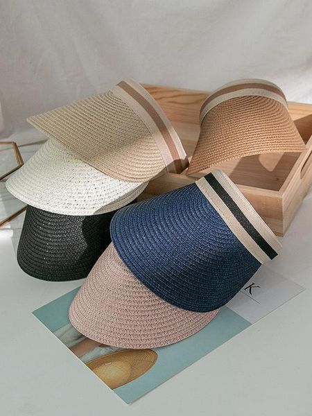 wide brim hats women summer visors hat outdoor sports sunscreen cute parent-child straw woven cap empty leisure sunshade 2021, Blue;gray
wide brim hats women summer visors hat outdoor sports sunscreen cute parent-child straw woven cap empty leisure sunshade 2021, Blue;gray