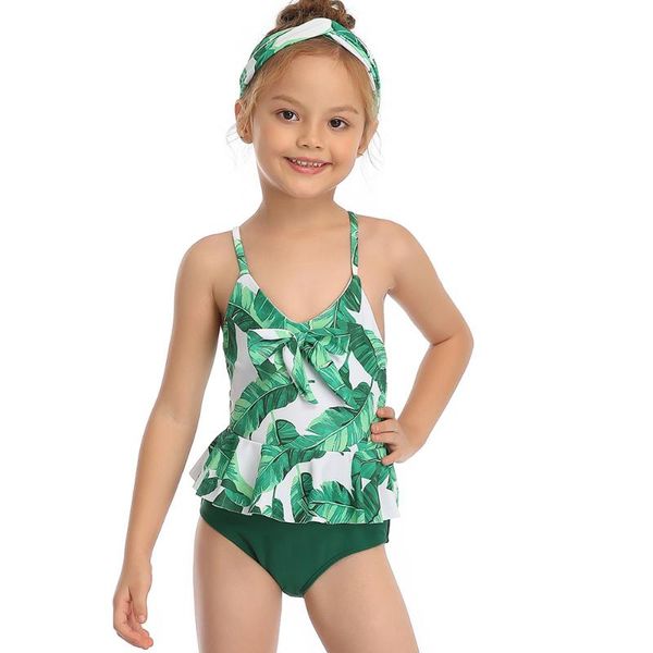 2-14 years teenage girl children's green leaf two-piece stripe swimsuit cute swimwear girls skin-friendly one-piece suits
2-14 years teenage girl children's green leaf two-piece stripe swimsuit cute swimwear girls skin-friendly one-piece suits