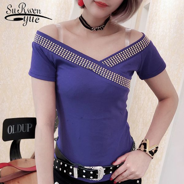 summer short sleeve t shirt women camisetas verano mujer tshirt women plus size off shoulder t-shirt shirts 4463 50 210508, White
summer short sleeve t shirt women camisetas verano mujer tshirt women plus size off shoulder t-shirt shirts 4463 50 210508, White
