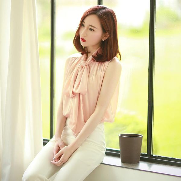women's blouses & shirts xiaoying french counters brands, a variety of tees pink intellectual cold wind minimalist silk jacket sleevele, White
women's blouses & shirts xiaoying french counters brands, a variety of tees pink intellectual cold wind minimalist silk jacket sleevele, White