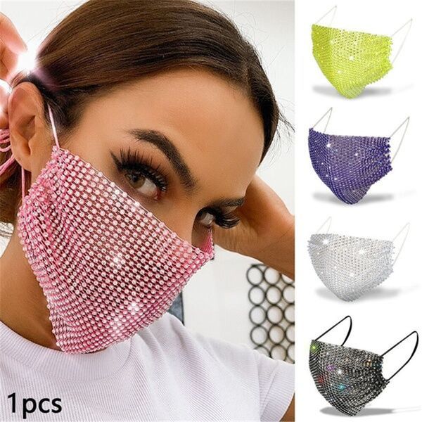 party masks fashion colorful mesh designerbling diamond rhinestone grid net washable hollow mask for women
party masks fashion colorful mesh designerbling diamond rhinestone grid net washable hollow mask for women