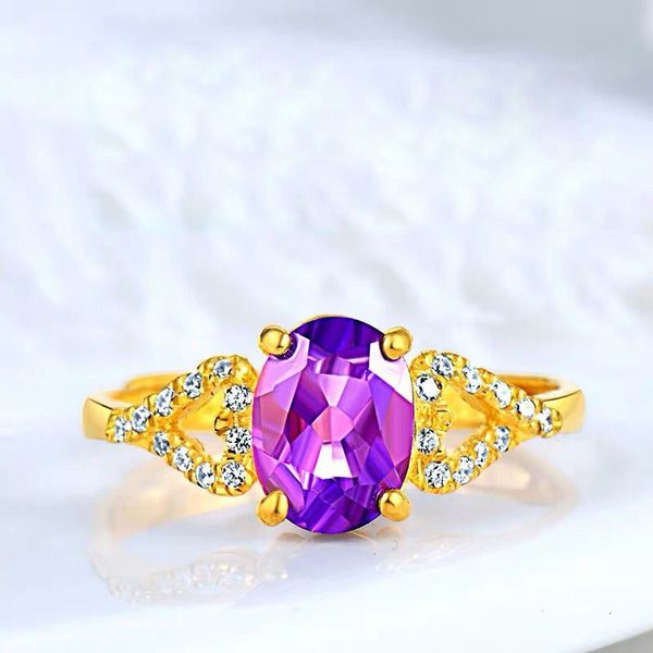 vietnam sand purple artificial round ring women's fashion gold plated jewelry, Silver
vietnam sand purple artificial round ring women's fashion gold plated jewelry, Silver