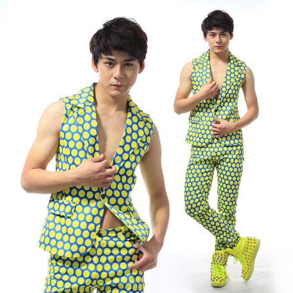 men's vests xs-6xl 2021 europe and the united states city boy wave point control han edition fashion singer stage costumes, Black;white
men's vests xs-6xl 2021 europe and the united states city boy wave point control han edition fashion singer stage costumes, Black;white