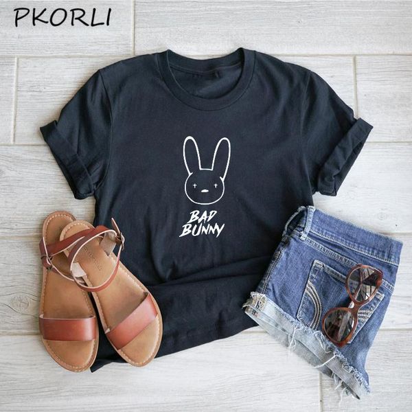 bad t-shirts women men funny summer coton short sleeve t shirt harajuku streetwear women's clothing korean plus size t-shirt, White
