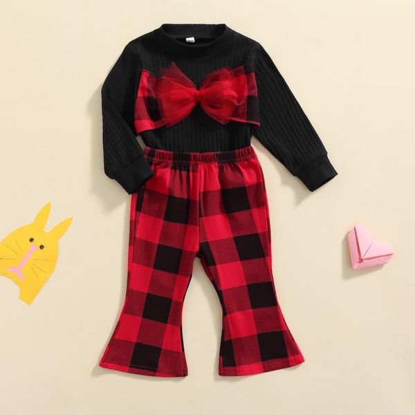 clothing sets christmas outfits toddler girl clothes bow-knot plaid flared pants for girls children's 18 months-6 years, White
clothing sets christmas outfits toddler girl clothes bow-knot plaid flared pants for girls children's 18 months-6 years, White