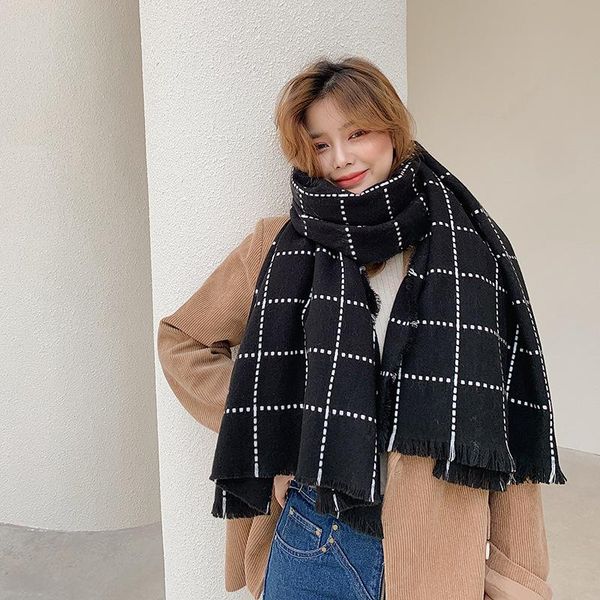 scarves winter soft double-sided imitation cashmere scarf women warm neckerchief female and shawl pashmina foulard thick blanket, Blue;gray
scarves winter soft double-sided imitation cashmere scarf women warm neckerchief female and shawl pashmina foulard thick blanket, Blue;gray