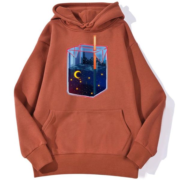 women's hoodies & sweatshirts starry sky drink box prints streetwear female loose sport casual hoodie skin friendly cool hoody for wome, Black
women's hoodies & sweatshirts starry sky drink box prints streetwear female loose sport casual hoodie skin friendly cool hoody for wome, Black