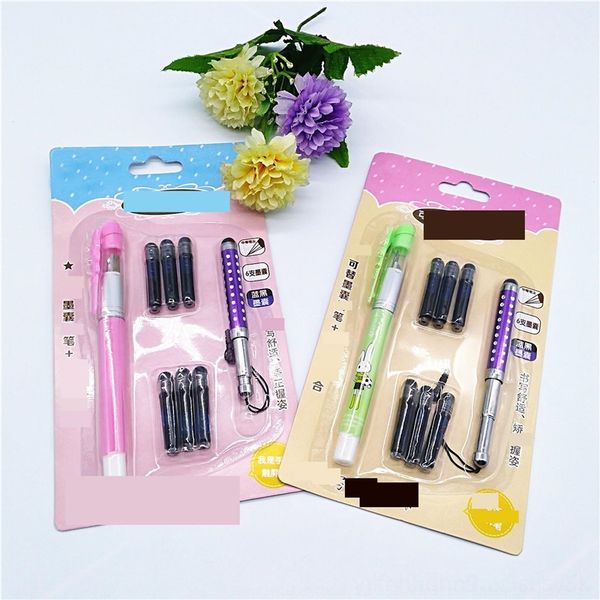 cJ0 f106-1b and stationery set 2 fountain pens 4 ink bags stationery student supplies 2 yuan department store newly opened
cJ0 f106-1b and stationery set 2 fountain pens 4 ink bags stationery student supplies 2 yuan department store newly opened