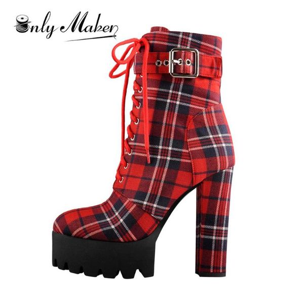 boots women's platform ankle buckle strap chunky high heel round toe booties plaid lace up gingham zipper bigsize us5 us15, Black
boots women's platform ankle buckle strap chunky high heel round toe booties plaid lace up gingham zipper bigsize us5 us15, Black