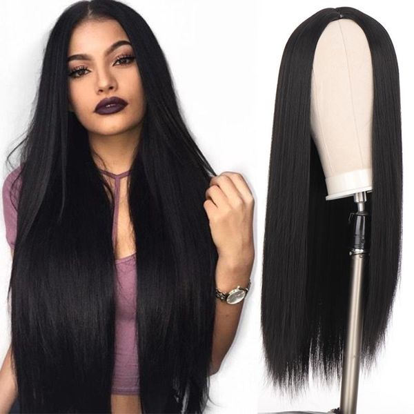 synthetic wigs shangke long straight black wig for women natural middle part heat resistant fiber looking
synthetic wigs shangke long straight black wig for women natural middle part heat resistant fiber looking