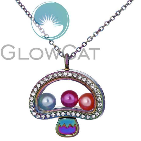 pendant necklaces 2colors mushroom rhinestone living memory floating locket necklace 8mm pearl cage glass po magnetic, Silver
pendant necklaces 2colors mushroom rhinestone living memory floating locket necklace 8mm pearl cage glass po magnetic, Silver