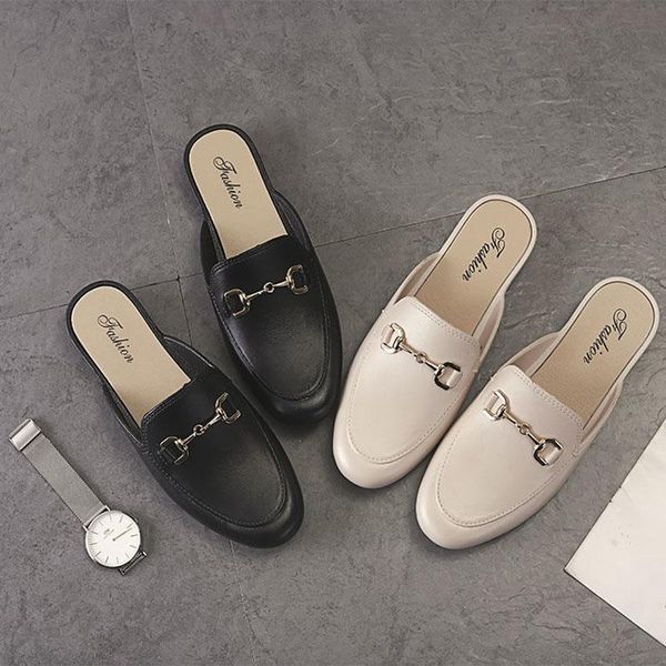 summer lazy slippers fashion one-step outside sandals lightweight wear-resistant ladies baotou half, Black
summer lazy slippers fashion one-step outside sandals lightweight wear-resistant ladies baotou half, Black