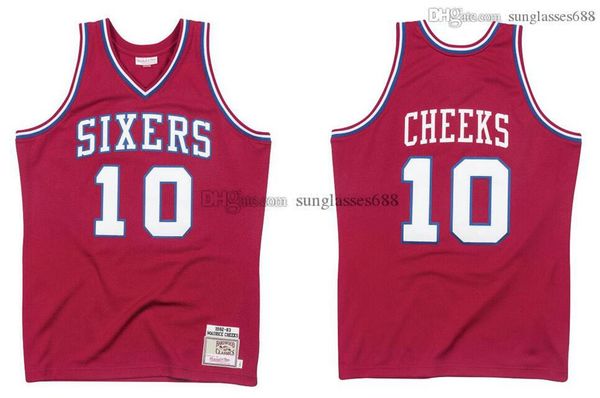 stitched maurice cheeks jersey s-6xl mitchell & ness 1982-83 mesh hardwoods classics retro basketball jerseys men women youth, Black;red
stitched maurice cheeks jersey s-6xl mitchell & ness 1982-83 mesh hardwoods classics retro basketball jerseys men women youth, Black;red