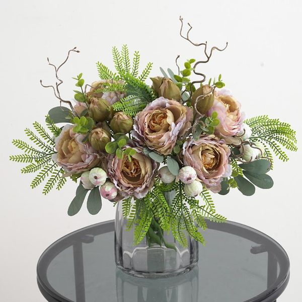 decorative flowers & wreaths artificial flower bouquet silk peony fake table centrepieces for wedding party vintage
decorative flowers & wreaths artificial flower bouquet silk peony fake table centrepieces for wedding party vintage