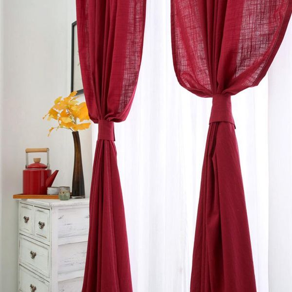 linen curtain blackout blinds burgundy curtains for living room bedroom window treatments rideau cortinas para la sala gordijnen & drapes
linen curtain blackout blinds burgundy curtains for living room bedroom window treatments rideau cortinas para la sala gordijnen & drapes