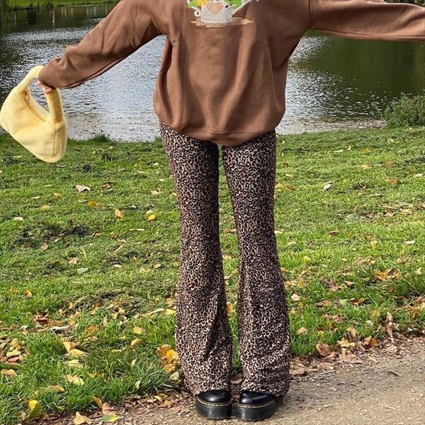 y2k leopard flare e women pants girl streetwear high waist skinny joggers double layer aesthetic female sweatpants, Black;white
y2k leopard flare e women pants girl streetwear high waist skinny joggers double layer aesthetic female sweatpants, Black;white