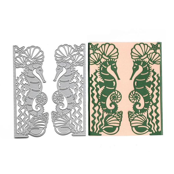 painting supplies stamps and dies 2pcs hippocampus border metal cutting scrapbooking embossing folders for card making craft stencil 2021
painting supplies stamps and dies 2pcs hippocampus border metal cutting scrapbooking embossing folders for card making craft stencil 2021