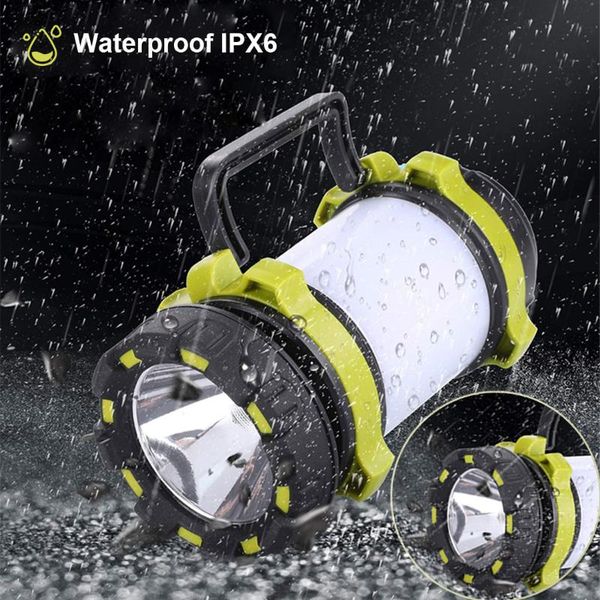 portable lanterns 8000 lumen usb rechargeable led torch camping lantern water resistant outdoor search for fish hunt searchlight
portable lanterns 8000 lumen usb rechargeable led torch camping lantern water resistant outdoor search for fish hunt searchlight