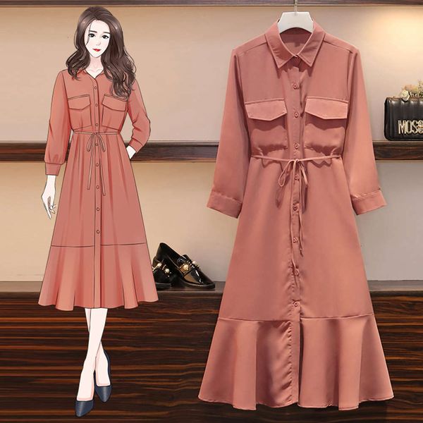 casual dresses dress spring large women's mm show thin french cover belly foreign style shirt suitable for fat 4ly4, Black;gray
casual dresses dress spring large women's mm show thin french cover belly foreign style shirt suitable for fat 4ly4, Black;gray