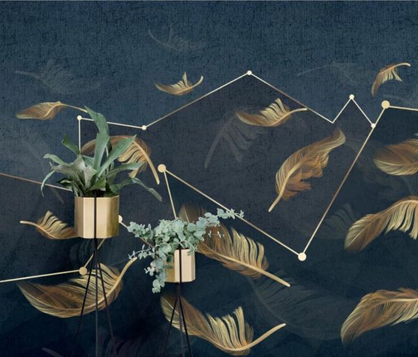 wallpapers ainyoousem modern golden feather lines background wall papier peint papel de parede wallpaper 3d stickers
wallpapers ainyoousem modern golden feather lines background wall papier peint papel de parede wallpaper 3d stickers