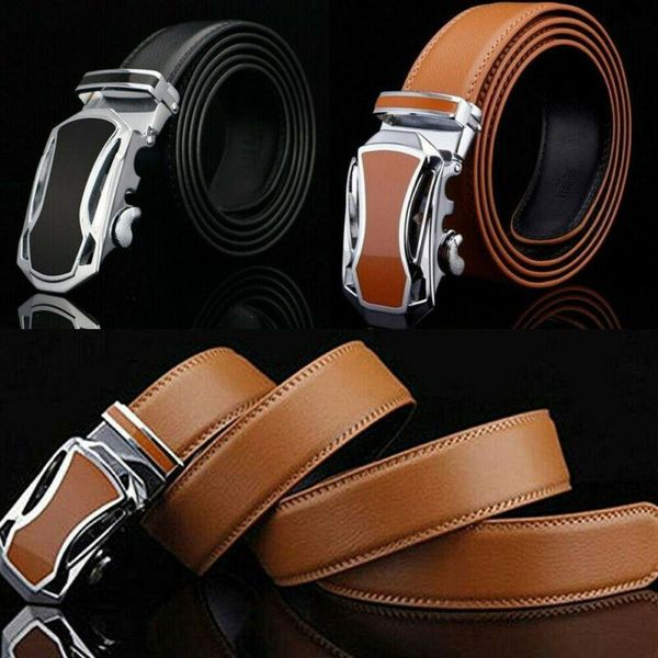 belts men automatic buckle waistband waist strap genuine cowskin leather belt, Black;brown
belts men automatic buckle waistband waist strap genuine cowskin leather belt, Black;brown